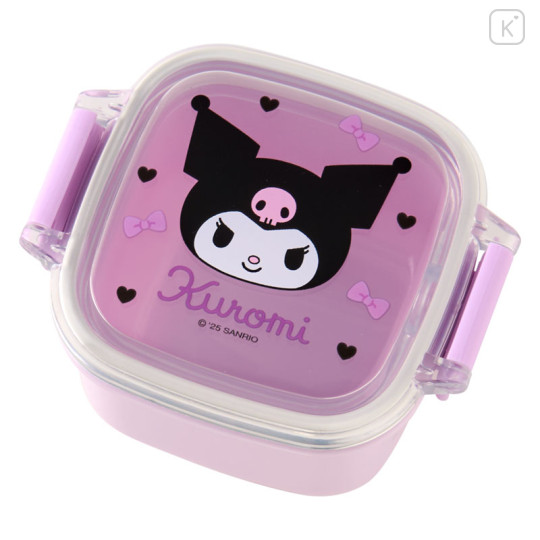 Japan Sanrio Original Bento Lunch Box 160ml - Kuromi : Purple Ribbon - 3