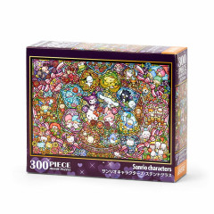 Japan Sanrio Jigsaw Puzzle 300pcs - Characters Stained Glass
