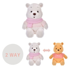 Japan Disney Store Plush Toy - Pooh : White Pooh Reversible 2 Way