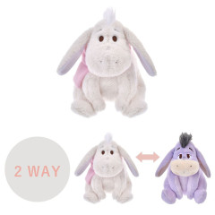 Japan Disney Store Plush Toy - Eeyore : White Pooh Reversible 2 Way
