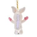 Japan Disney Store Fluffy Plush Keychain - Piglet : White Pooh Reversible 2 Way - 5