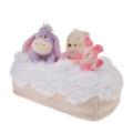 Japan Disney Store Tissue Box Cover Plush - Eeyore & Piglet & Pooh : White Pooh - 2