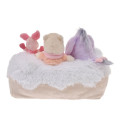 Japan Disney Store Tissue Box Cover Plush - Eeyore & Piglet & Pooh : White Pooh - 4