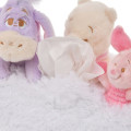 Japan Disney Store Tissue Box Cover Plush - Eeyore & Piglet & Pooh : White Pooh - 5