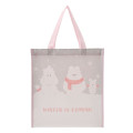 Japan Disney Store Eco Shopping Bag - Eeyore & Piglet & Pooh : White Pooh Snowman - 1