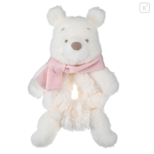 Japan Disney Store Mascot Scrunchie - Pooh : White Pooh - 1