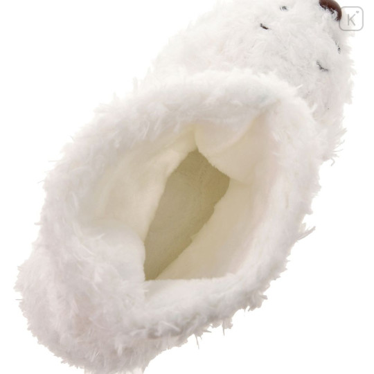 Japan Disney Store Room Shoes - Pooh : White Pooh Mascot Boot - 5