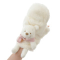Japan Disney Store Fake Fur Mittens - Pooh : White Pooh Mascot - 4