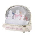 Japan Disney Store Clear Cosmetic Pouch - Eeyore & Piglet & Pooh : White Pooh 2 Tier - 2