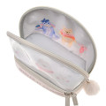 Japan Disney Store Clear Cosmetic Pouch - Eeyore & Piglet & Pooh : White Pooh 2 Tier - 7
