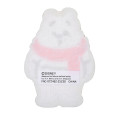 Japan Disney Store Embroidery Sticker - Pooh : White Pooh Snowman - 3