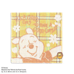 Japan Disney Gauze Towel Handkerchief - Pooh : Happy Day