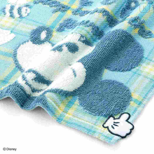 Japan Disney Gauze Towel Handkerchief - Mickey Mouse : Happy Day - 2