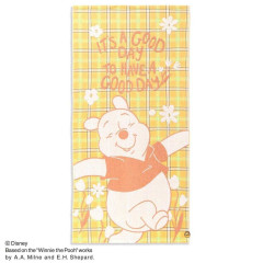 Japan Disney Gauze Bath Towel - Pooh : Happy Day