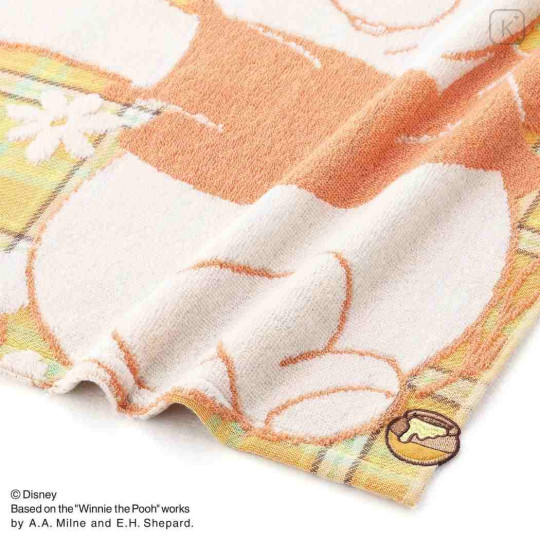 Japan Disney Gauze Bath Towel - Pooh : Happy Day - 2