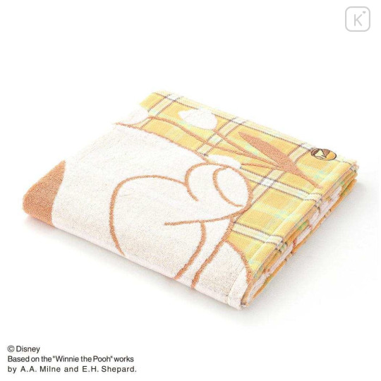 Japan Disney Gauze Bath Towel - Pooh : Happy Day - 3