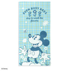 Japan Disney Gauze Bath Towel - Mickey Mouse : Happy Day