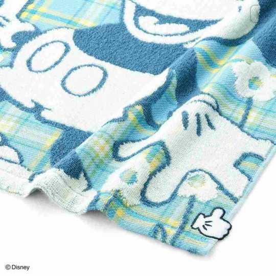 Japan Disney Gauze Bath Towel - Mickey Mouse : Happy Day - 2