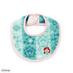 Japan Disney Bib - Ariel : Kidea Tekuteku Museum Turquoise