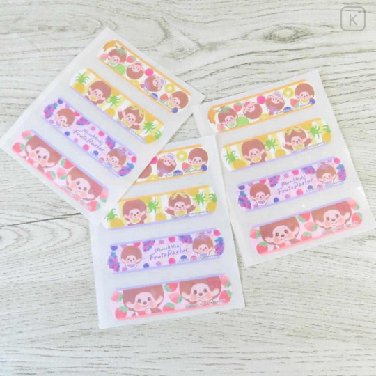 Japan Monchhichi Boxed Adhesive Bandage - Fruits - 2