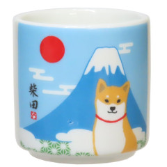 Japan Shibata-san Sake Cup - Mt. Fuji Dog Shiba Inu