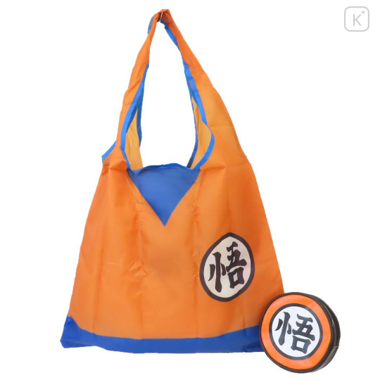 Japan Dragon Ball Eco Shopping Bag & Mascot Pouch - Goku - 1