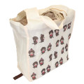 Japan Monchhichi Eco Shopping Bag & Bottom Plate - Beige - 2
