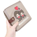 Japan Monchhichi Eco Shopping Bag & Bottom Plate - Brown Love - 4