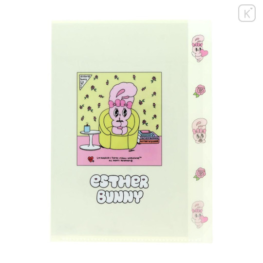 Japan Esther Bunny 5 Pockets A4 Index Holder - Ivory - 1