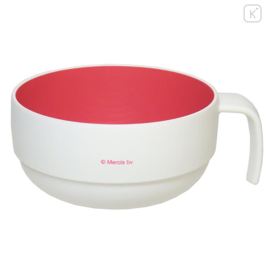 Japan Miffy Stacking Soup Cup - Miffy : Ivory Red - 2