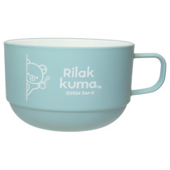 Japan San-X Soup Cup - Rilakkuma : Turquoise White