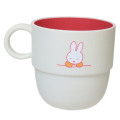 Japan Miffy Stacking Cup - Miffy : Ivory Red - 1