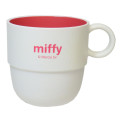 Japan Miffy Stacking Cup - Miffy : Ivory Red - 2