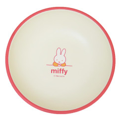 Japan Miffy Melamine Plate - Miffy : Ivory Red