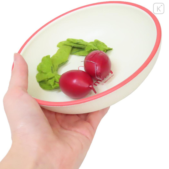 Japan Miffy Melamine Plate - Miffy : Ivory Red - 2