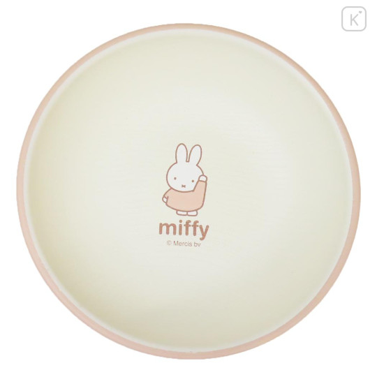Japan Miffy Melamine Plate 15cm - Miffy : Ivory Brown - 1