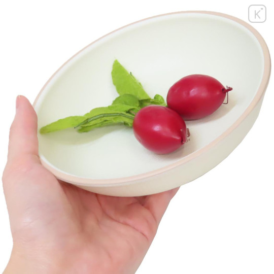 Japan Miffy Melamine Plate 15cm - Miffy : Ivory Brown - 2