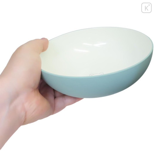 Japan San-X Melamine Plate 16cm - Rilakkuma : Turquoise White - 3