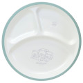 Japan San-X Divided Plate - Rilakkuma : Turquoise White - 1