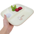 Japan Miffy Divided Plate - Miffy : Ivory Brown - 2