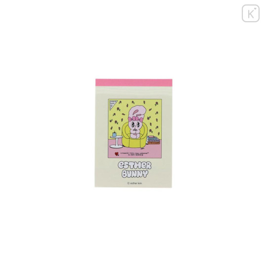 Japan Esther Bunny Mini Notepad - Ivory - 1