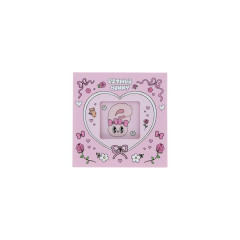 Japan Esther Bunny Square Memo Pad - Garden Pink