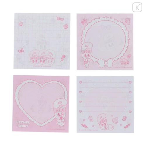 Japan Esther Bunny Square Memo Pad - Garden Pink - 4