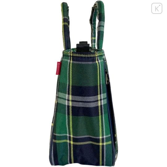 Japan Sanrio Rootote Baby Roo Shoulder Crossbody Bag - Hello Kitty : Tartan Green - 8