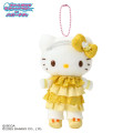 Japan Sanrio Original Mascot Holder - Hello Kitty : Oshare Majo Love and Berry Canary Dress - 1