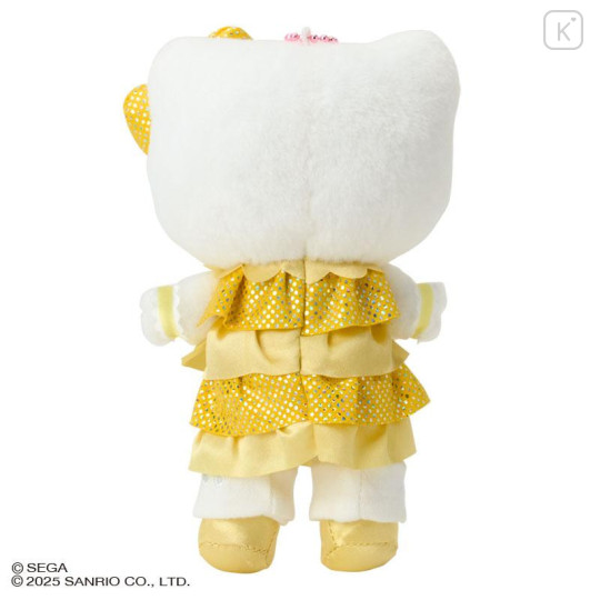 Japan Sanrio Original Mascot Holder - Hello Kitty : Oshare Majo Love and Berry Canary Dress - 3