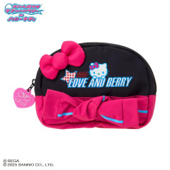 Japan Sanrio Original Round Cosmetic Pouch - Hello Mimmy : Oshare Majo Love and Berry