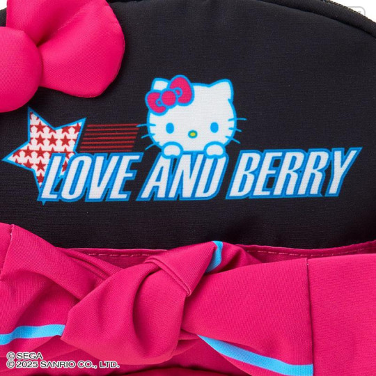 Japan Sanrio Original Round Cosmetic Pouch - Hello Mimmy : Oshare Majo Love and Berry - 4