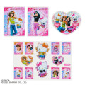 Japan Sanrio Original Sticker Set - Hello Kitty & Hello Mimmy : Oshare Majo Love and Berry Sparkling Hologram - 2