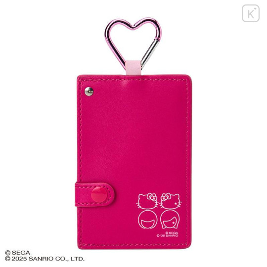Japan Sanrio Original Card Case & Mirror - Hello Kitty & Hello Mimmy : Oshare Majo Love and Berry - 2
